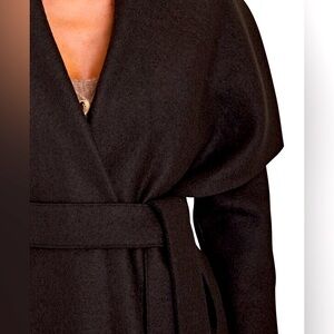 Harris Wharf London Women’s Blanket Coat, Dark Brown Sz 42 (IT) - Like new